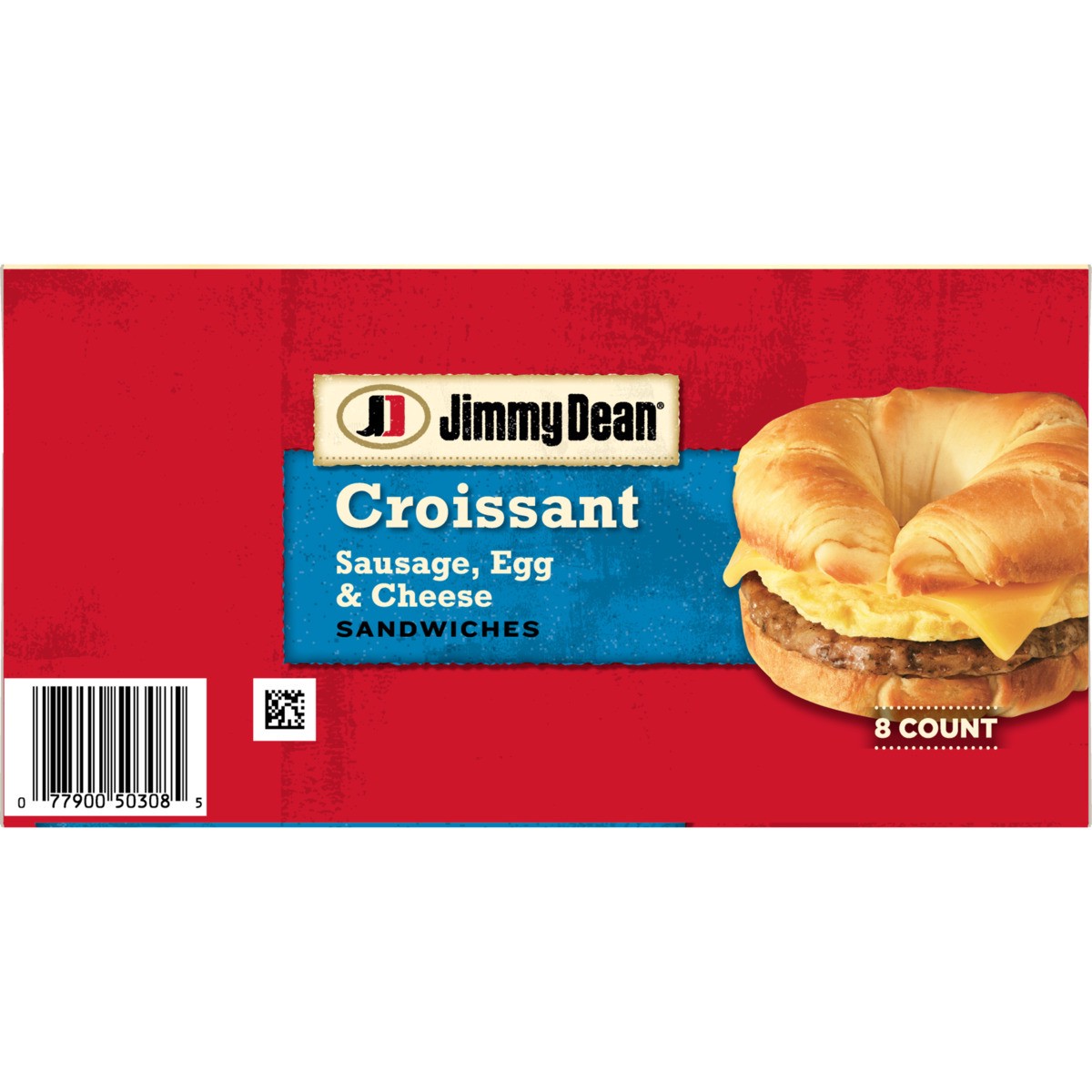 slide 9 of 9, Jimmy Dean® frozen sausage, egg & cheese croissant, 36 oz