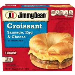 Jimmy Dean® frozen sausage, egg & cheese croissant