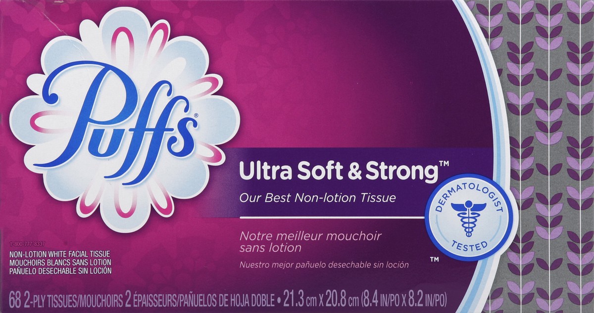 slide 1 of 7, Puffs Facial Tissue 68 ea, 68 ct