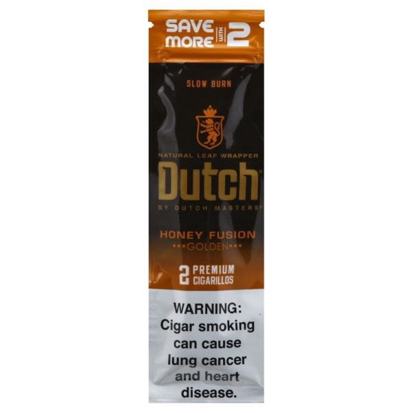 slide 1 of 6, Dutch Masters Honey Fusion Golden 2Pk Cigars, 2 ct