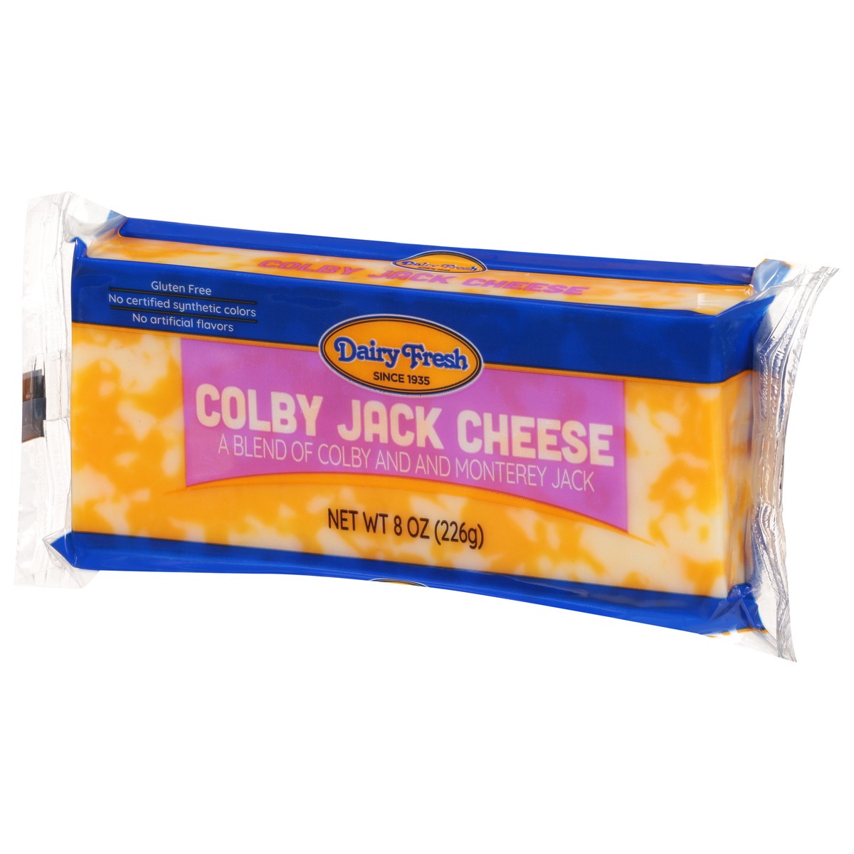 slide 5 of 9, Dairy Fresh Colby Jack Cheese - 8 oz, 8 oz