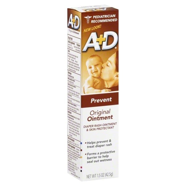 slide 1 of 1, A+D Diaper Rash Ointment & Skin Protectant, Prevent, Original, 1.5 oz