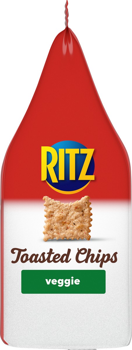 slide 9 of 9, RITZ Toasted Chips Veggie Crackers, 8.1 oz, 8.1 oz