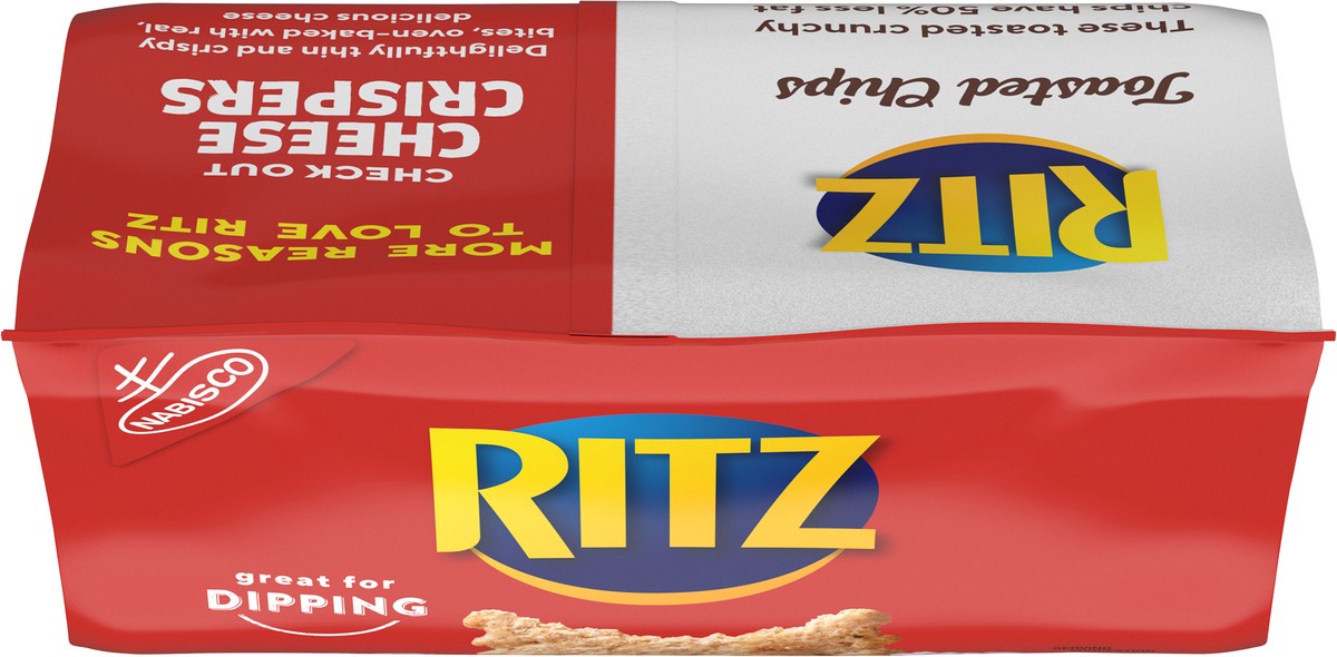 slide 8 of 9, RITZ Toasted Chips Veggie Crackers, 8.1 oz, 8.1 oz