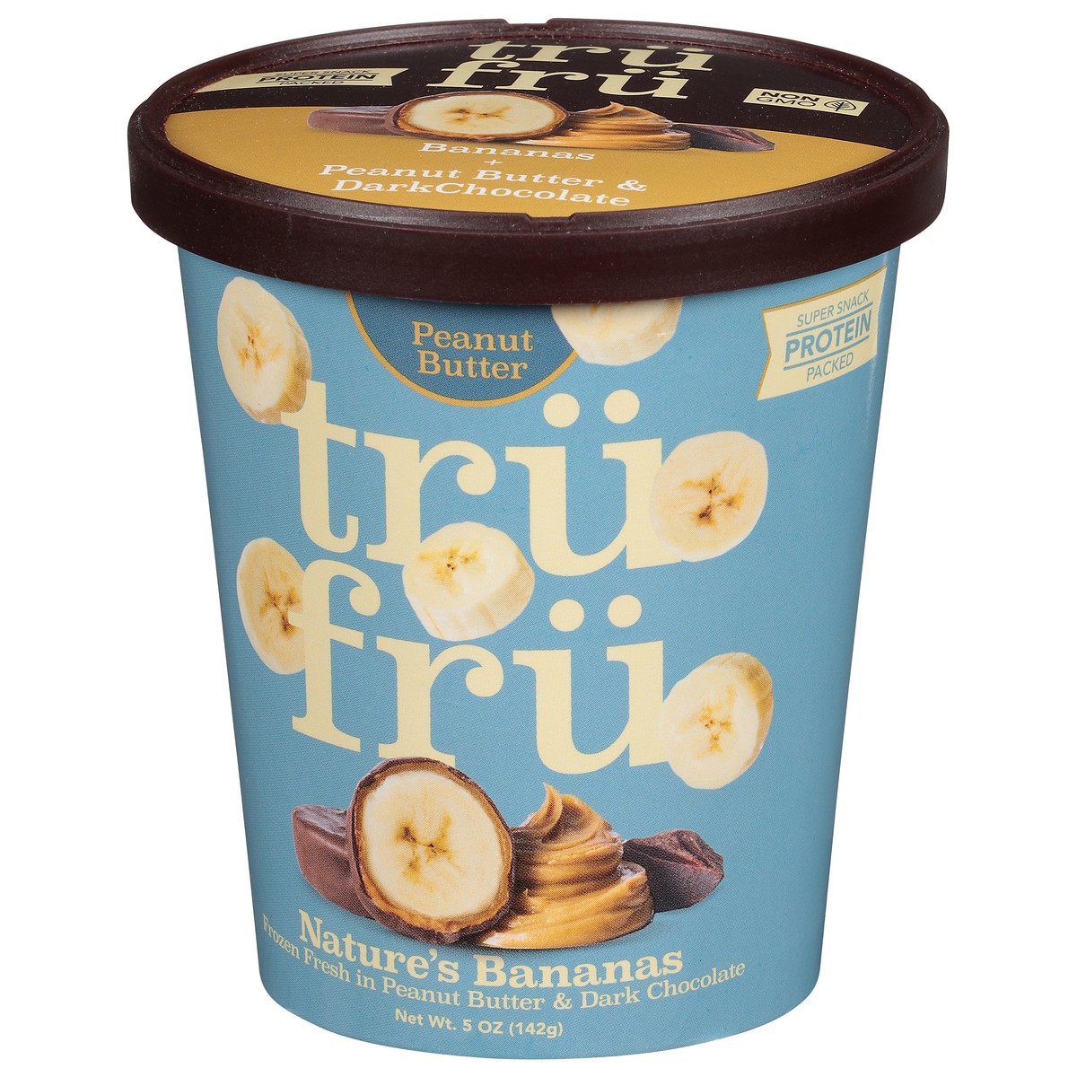 slide 6 of 9, Tru Fru Peanut Butter Nature's Bananas 5 oz, 5 oz