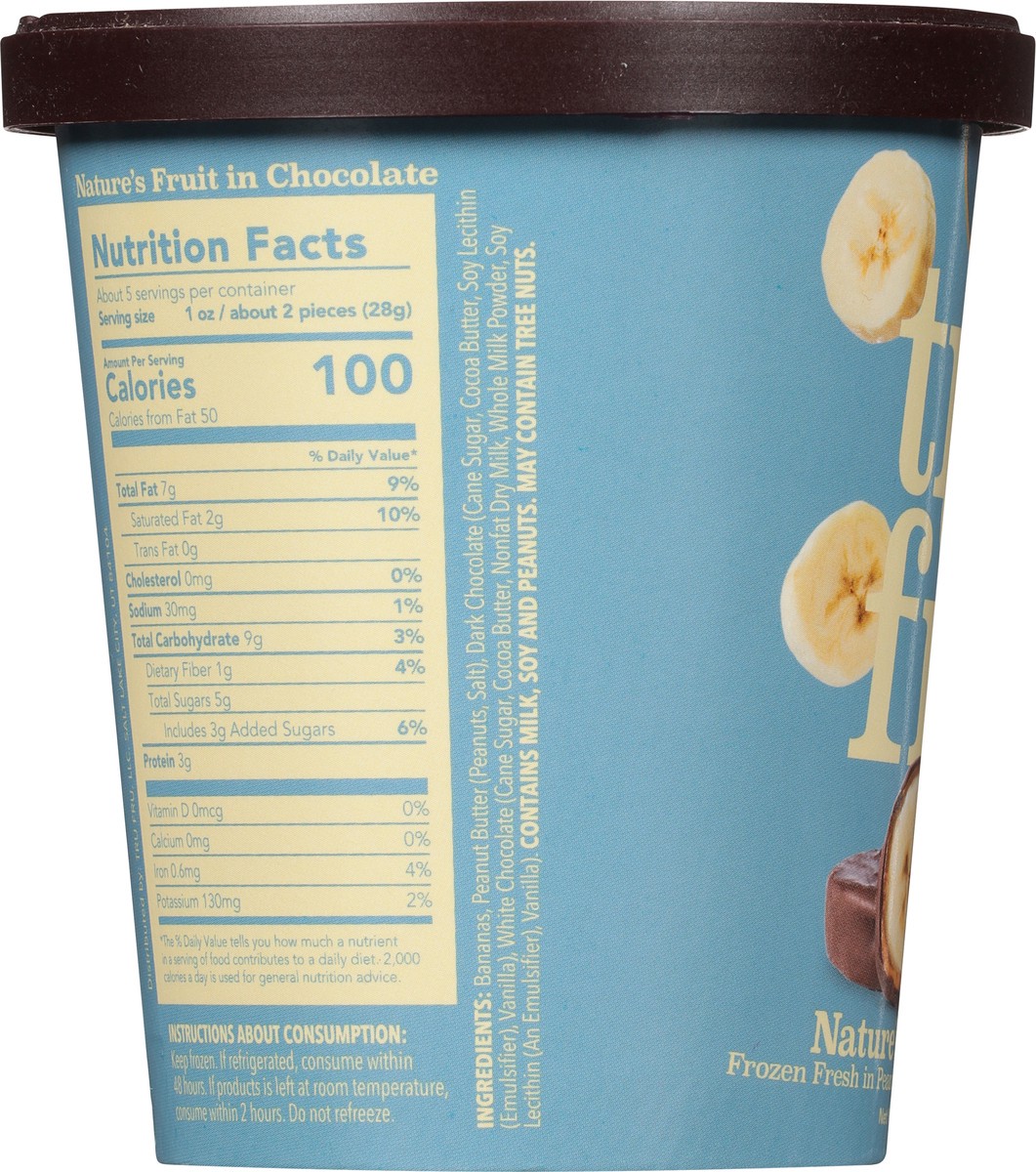 slide 4 of 9, Tru Fru Peanut Butter Nature's Bananas 5 oz, 5 oz