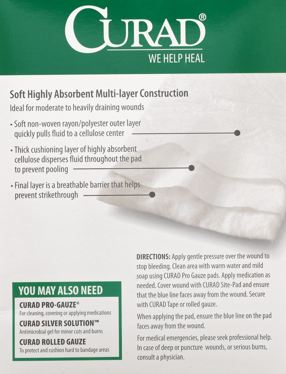 slide 4 of 5, Curad Sitepad 12 ea, 12 ct