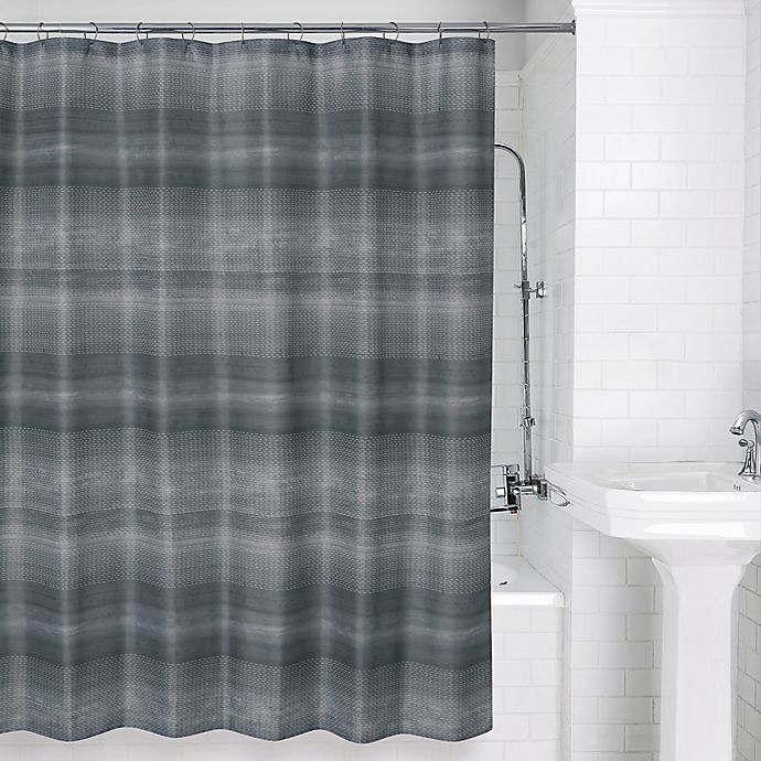 slide 1 of 1, Allure Dash Shower Curtain - Grey, 1 ct