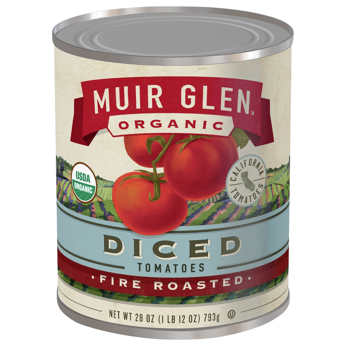 slide 2 of 13, Muir Glen Diced Fire Roasted Canned Tomatoes, 28 oz., 28 oz