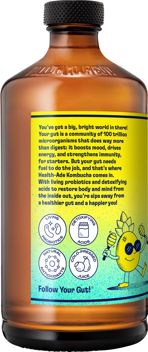 slide 4 of 6, Health-Ade Health Ade Kombucha 16oz - Tropical Pineapple, 16 fl oz