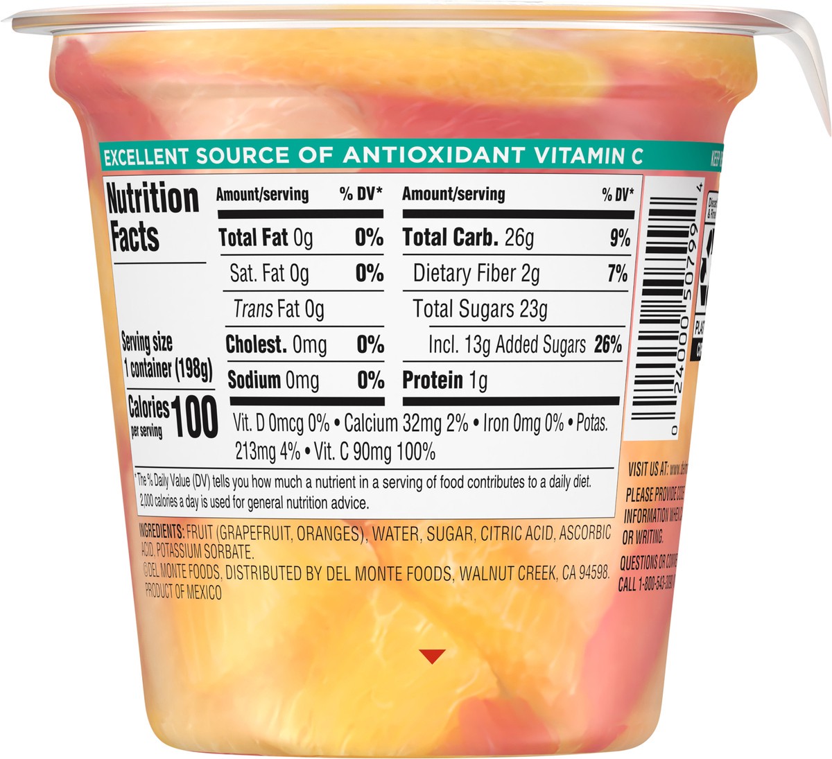 slide 7 of 11, Del Monte Citrus Salad, 7 oz Cup, 7 oz