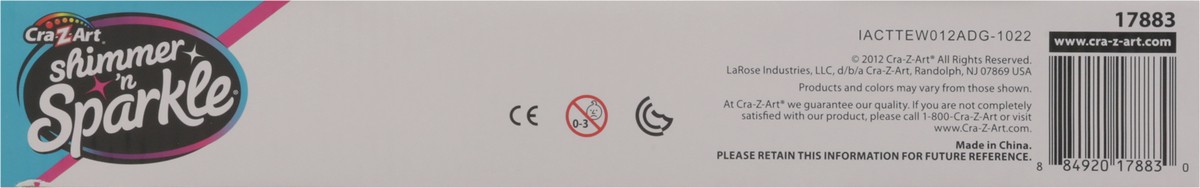 slide 8 of 12, Cra-Z-Art Shimmer Sparkle Abc Fashion Bead Kit, 1 ct