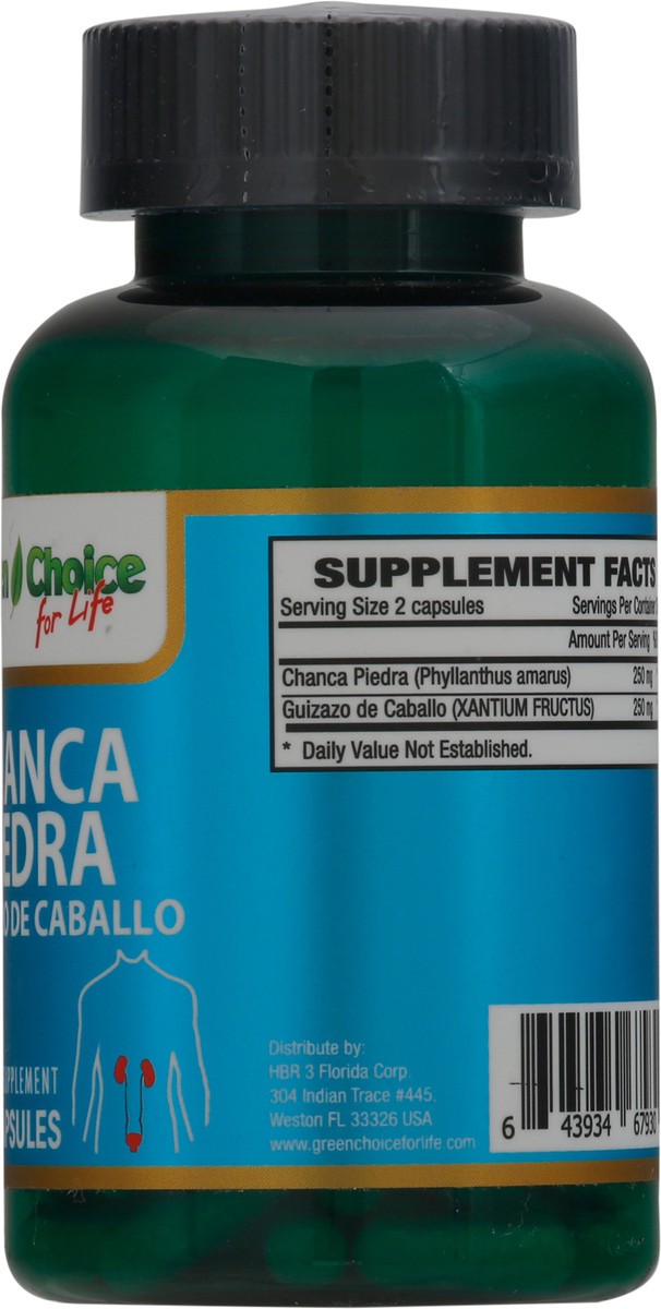 slide 6 of 9, Green Choice For Life Chanca Piedra 60 Capsules Bottle, 60 ct