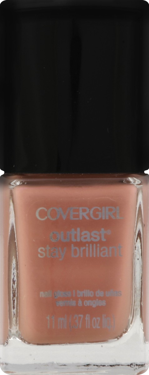 slide 2 of 3, Covergirl Outlast Nail Gloss Megawatt Mauve, 0.37 fl oz