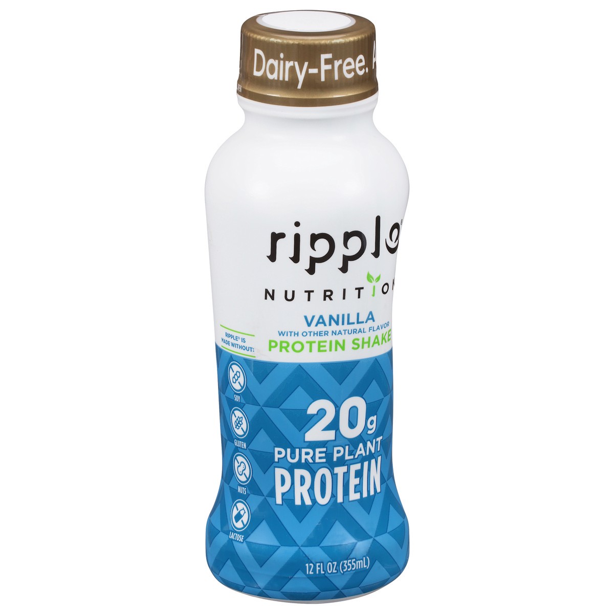 slide 10 of 12, Ripple Nutrition Vanilla Protein Shake, 12 fl oz