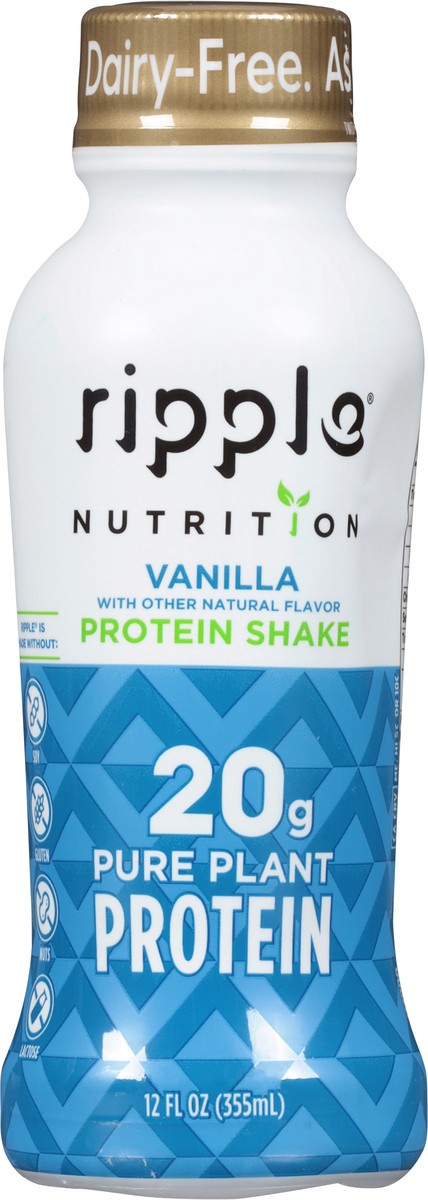 slide 11 of 12, Ripple Nutrition Vanilla Protein Shake, 12 fl oz