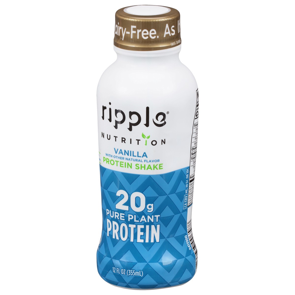 slide 3 of 12, Ripple Nutrition Vanilla Protein Shake, 12 fl oz