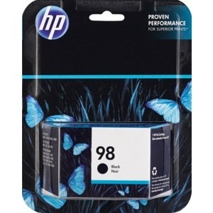 slide 1 of 1, HP Ink Cartridge Black 98, 1 ct