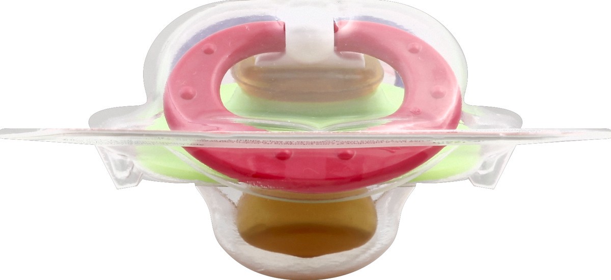 slide 4 of 6, NUK Pacifiers, Orthodontic, Latex, 6-18 M, 2 ct