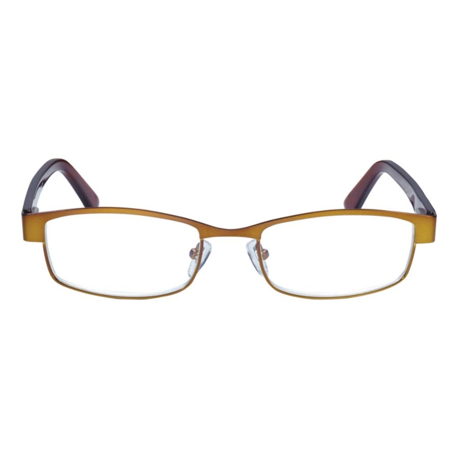 slide 2 of 4, Wink Coachella Half-Rim Reading Glasses, +2.50, Bronze, 1 ct