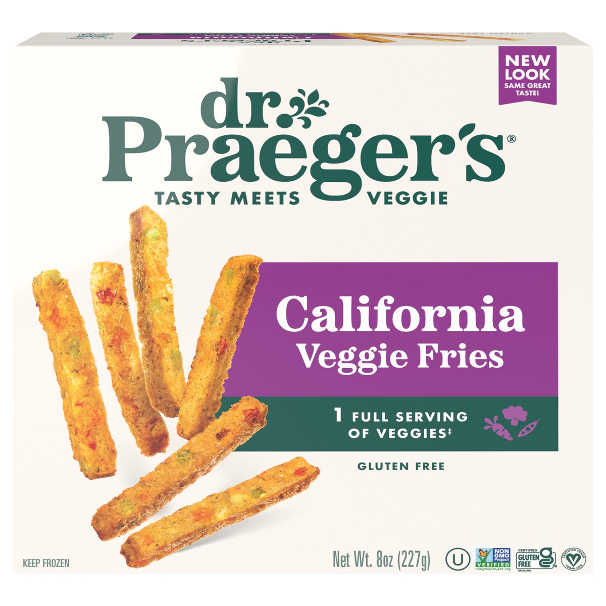 slide 1 of 5, Dr. Praeger's California Veggie Fries, 8 oz