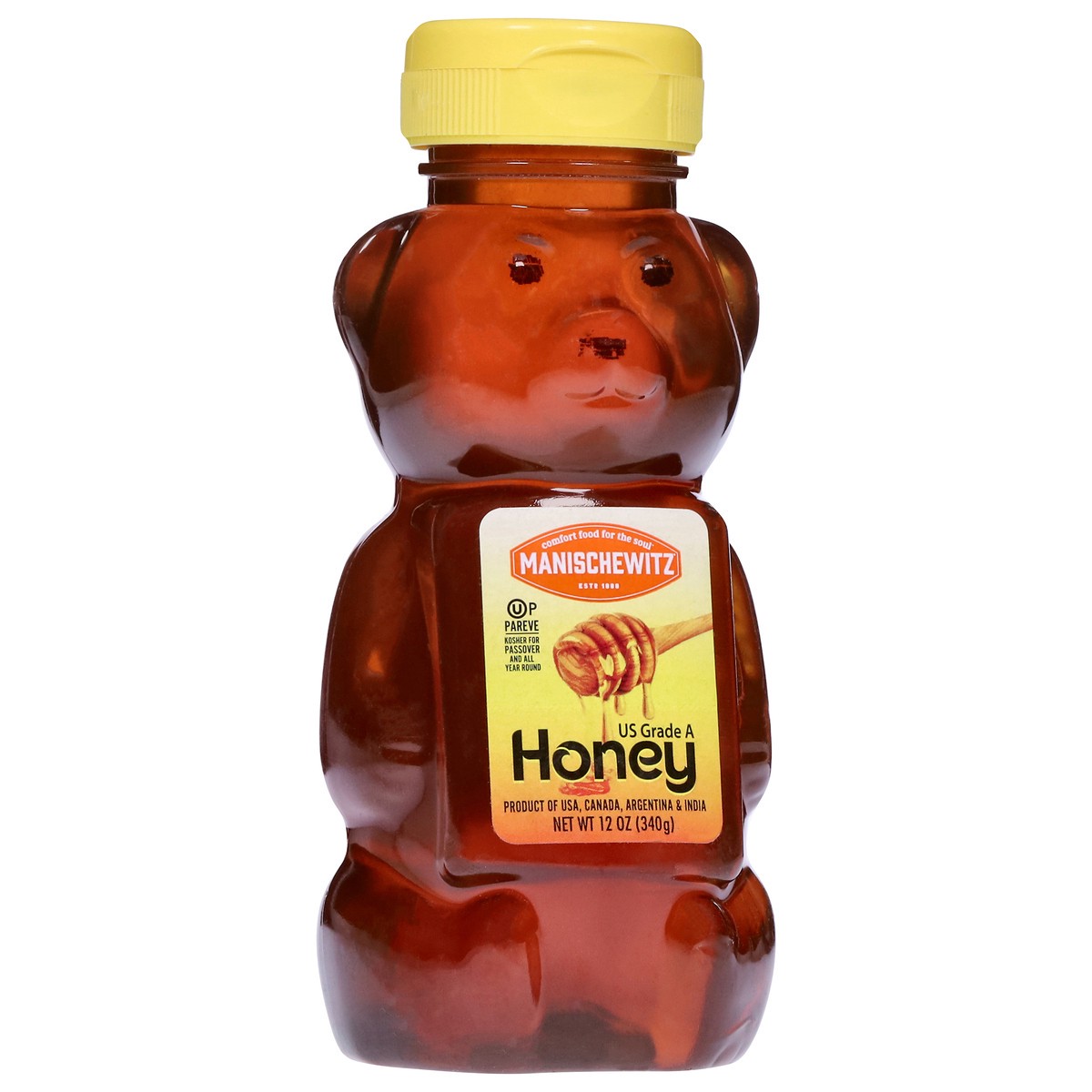 slide 7 of 9, Manischewitz Honey Honey Bear, 12 oz