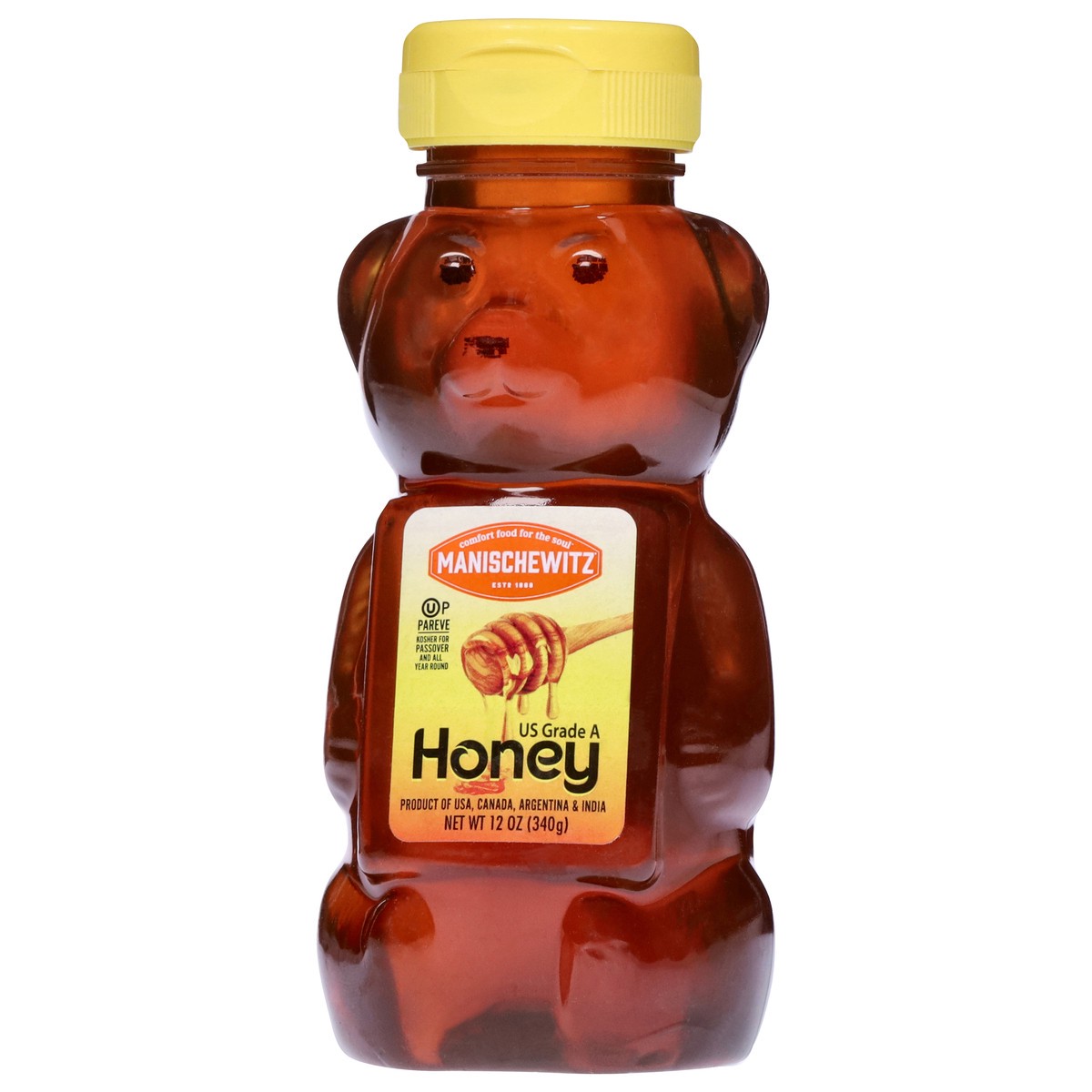 slide 6 of 9, Manischewitz Honey Honey Bear, 12 oz