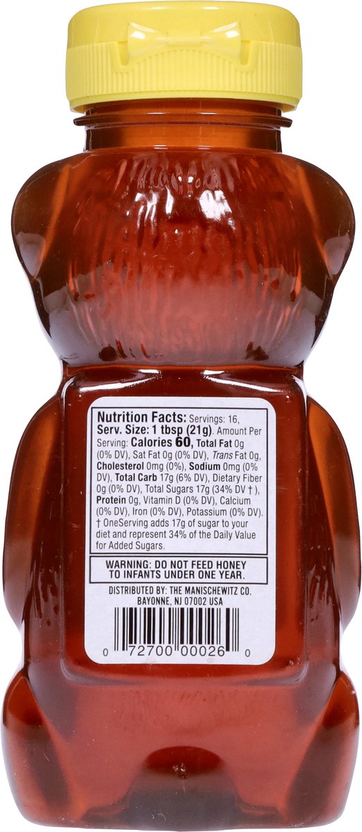 slide 4 of 9, Manischewitz Honey Honey Bear, 12 oz