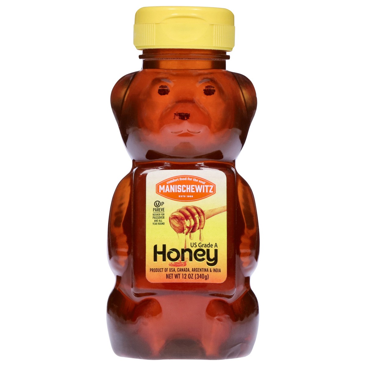 slide 1 of 9, Manischewitz Honey Honey Bear, 12 oz