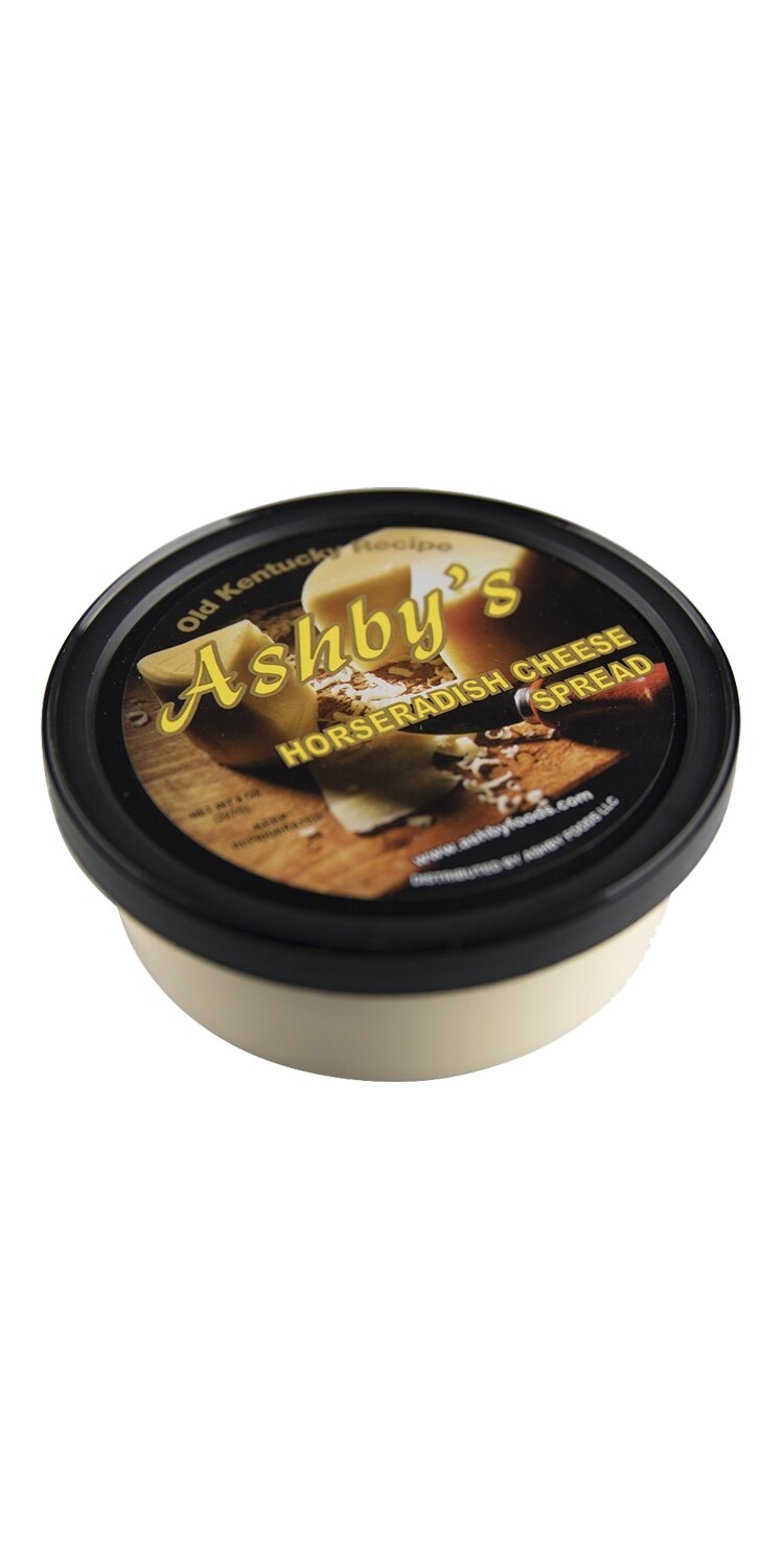 slide 1 of 1, Ashby's Horseradish Cheese Spread, 8 oz