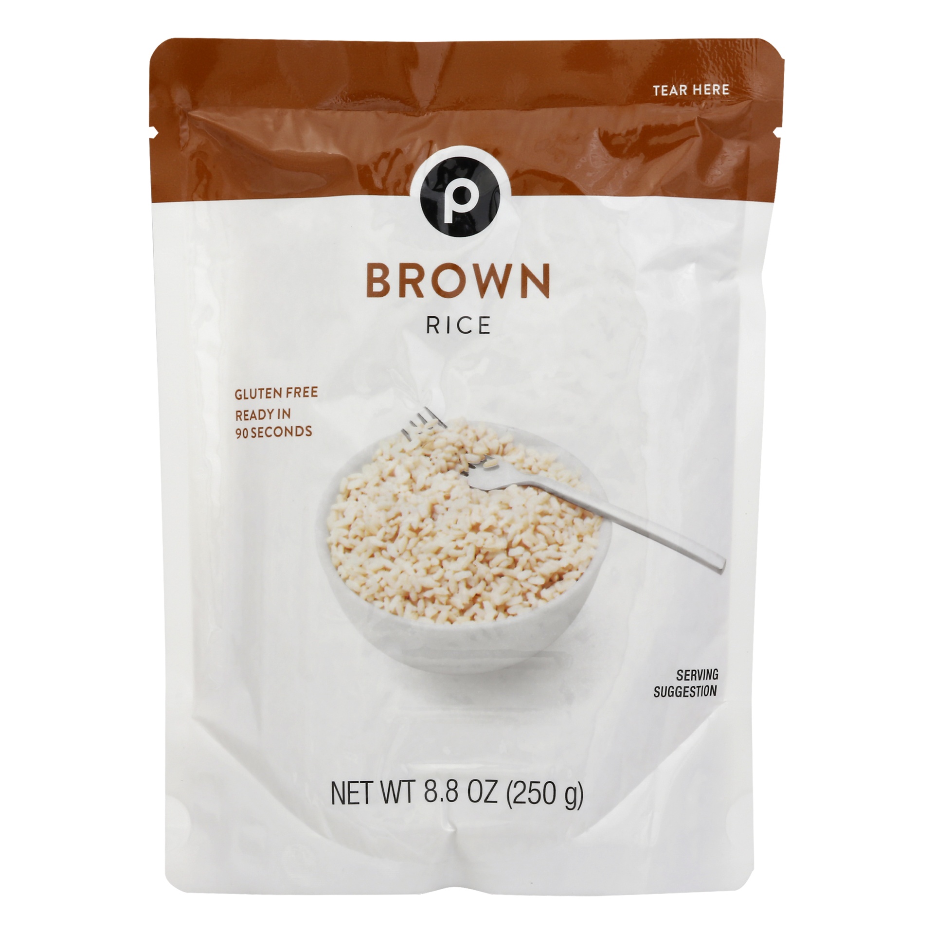 slide 1 of 1, Publix Brown Rice, 8.8 oz