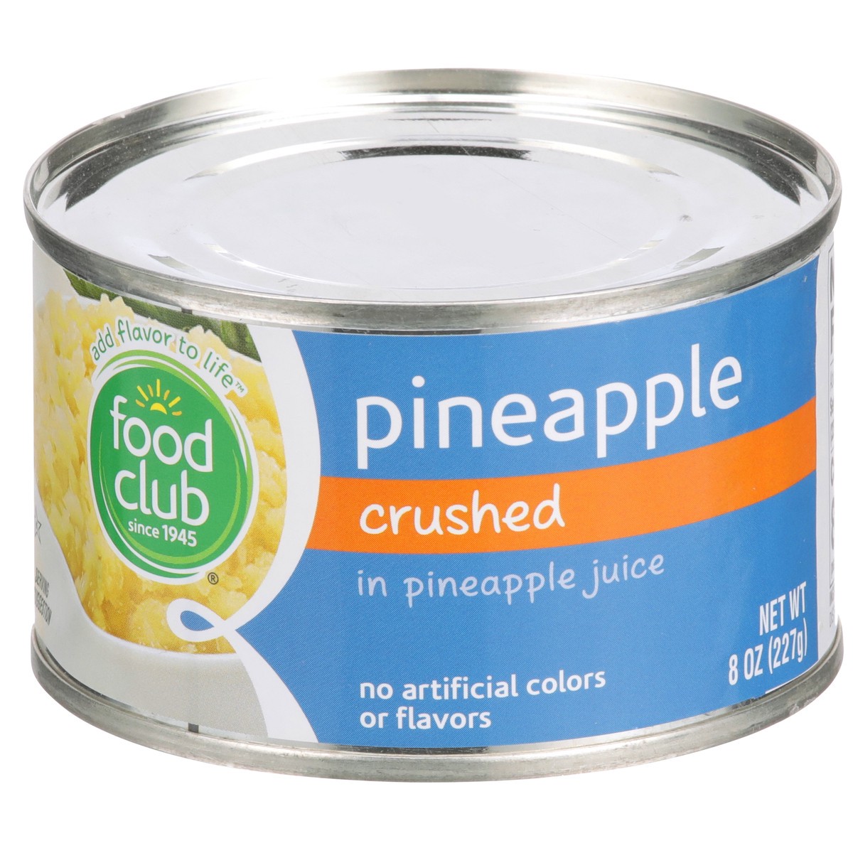 slide 1 of 9, Food Club Pineapple Crushed In Pineapple Juice, 8 oz