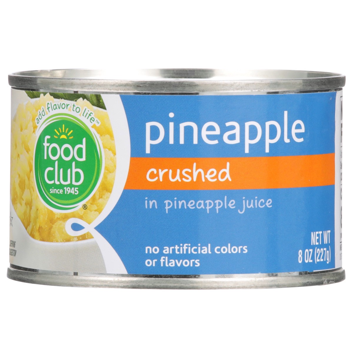 slide 8 of 9, Food Club Pineapple Crushed In Pineapple Juice, 8 oz