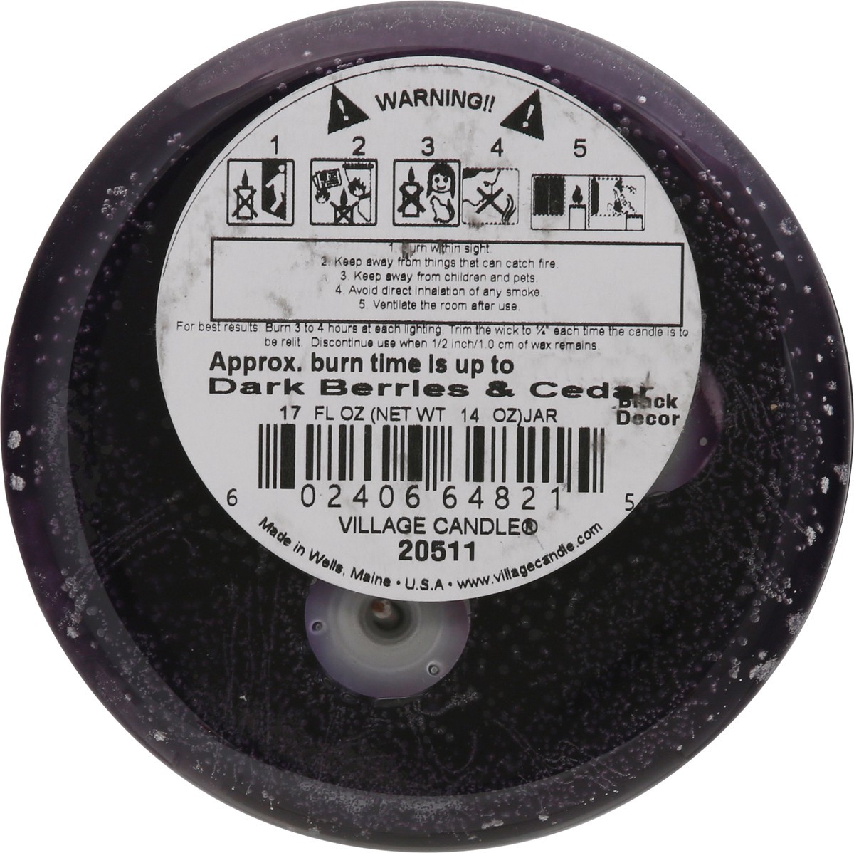 slide 4 of 9, Village Candle Gentlemen's Collection By Village Candle Dark Berries & Cedar Candle, 3 ct