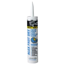 DAP Alex Fast Dry Acrylic Latex Caulk Plus Silicone White