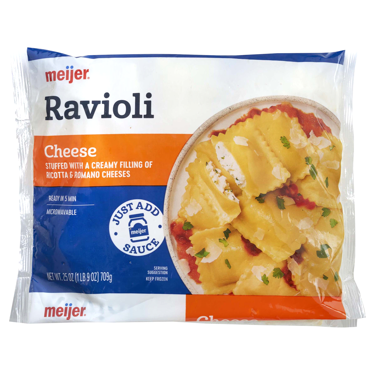 slide 1 of 29, Meijer Cheese Ravioli, 25 oz