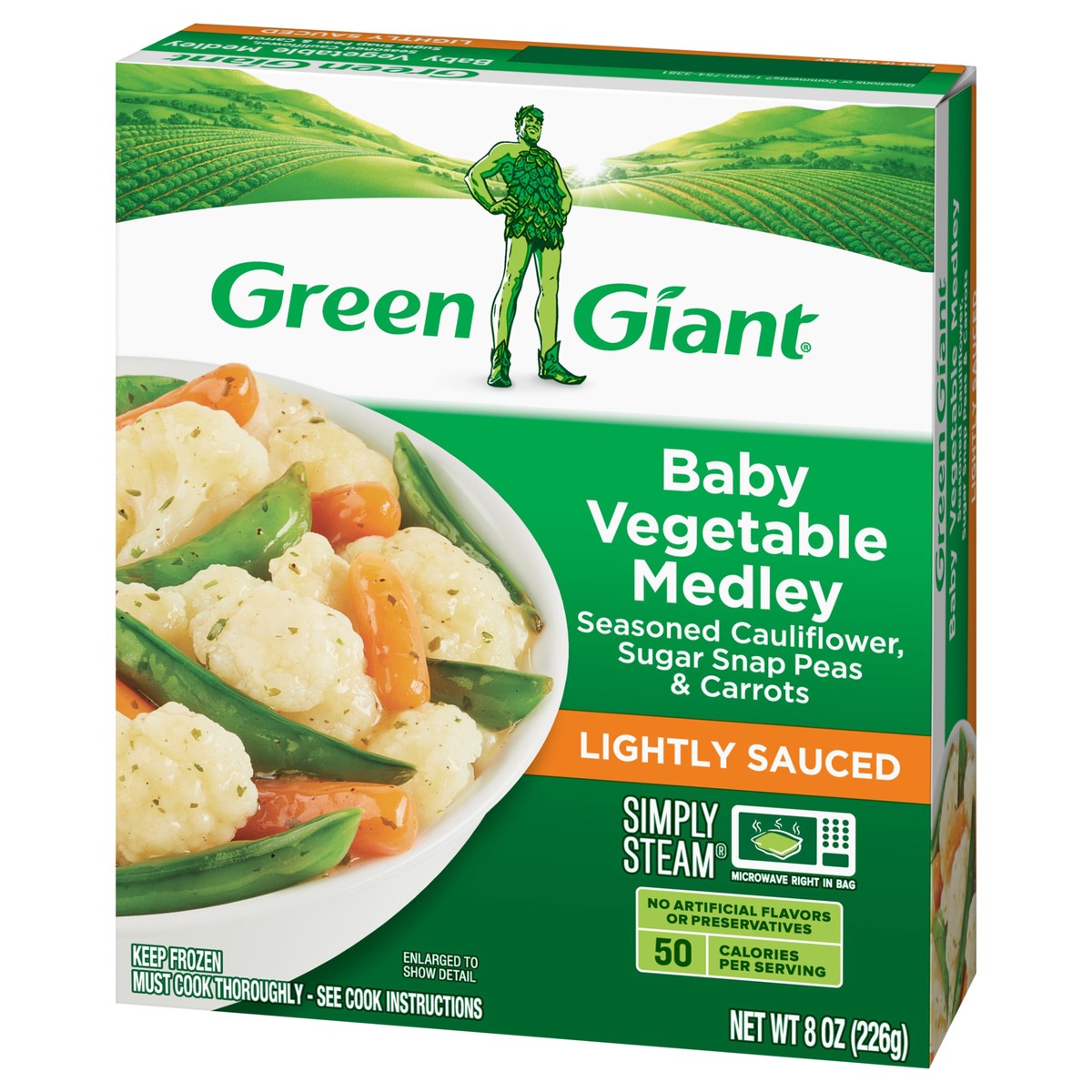 slide 4 of 9, Green Giant Lightly Sauced Baby Vegetable Medley 8 oz, 8 oz