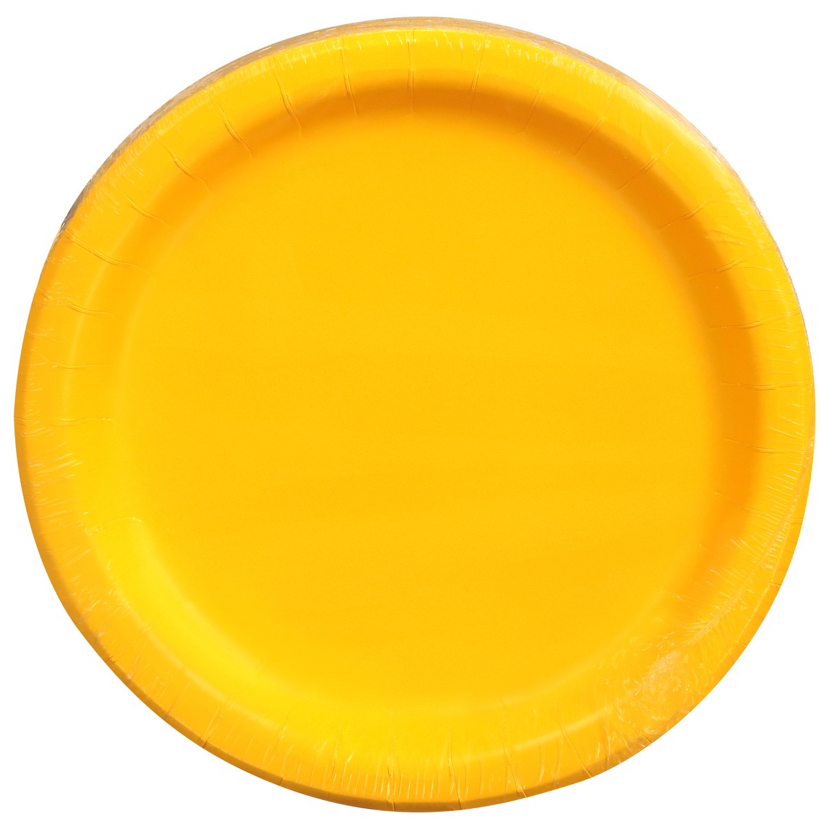 slide 12 of 12, Touch of Color 6-7/8 Inch School Bus Yellow Plates 24 ea, 24 ct