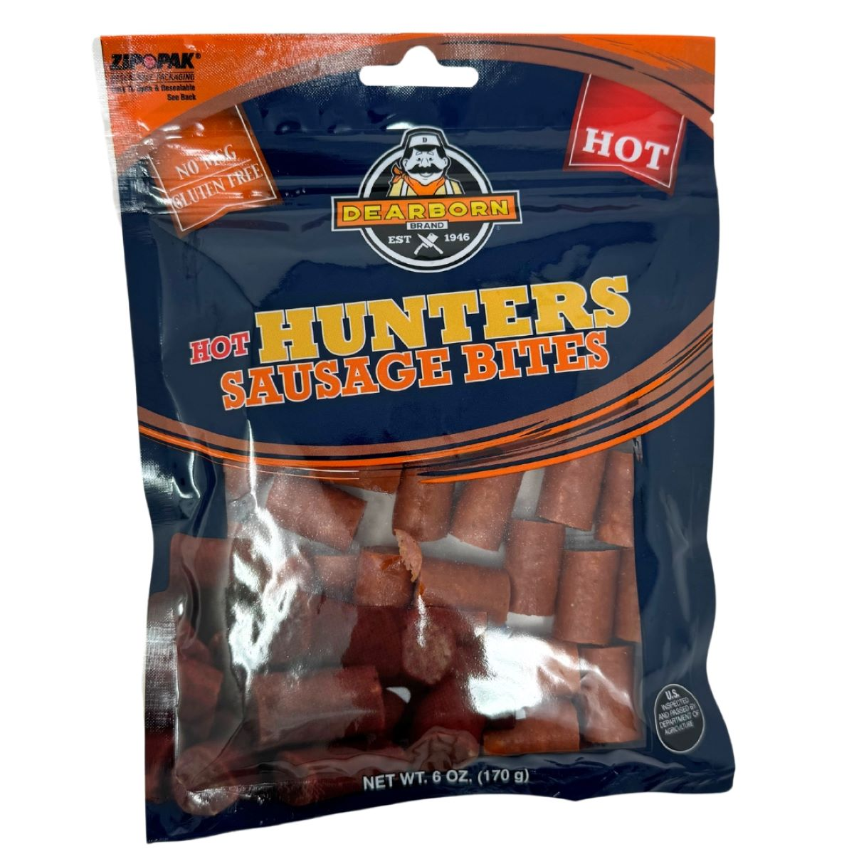 slide 1 of 1, Dearborn Hunter Bites Hot, 6 oz