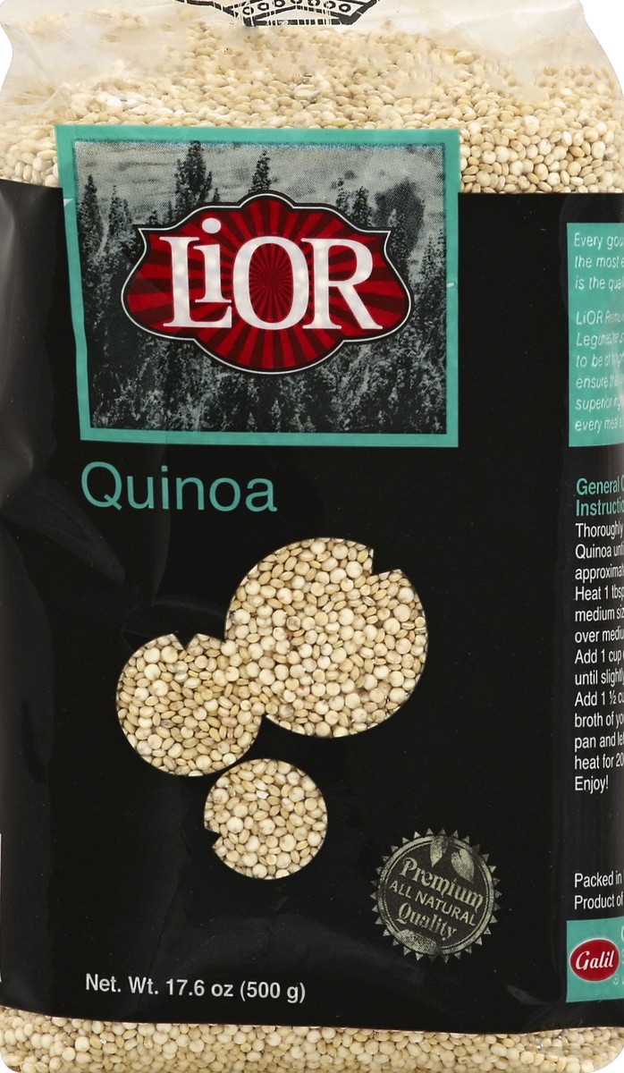 slide 5 of 5, Lior Quinoa 17.6 oz, 17.6 oz