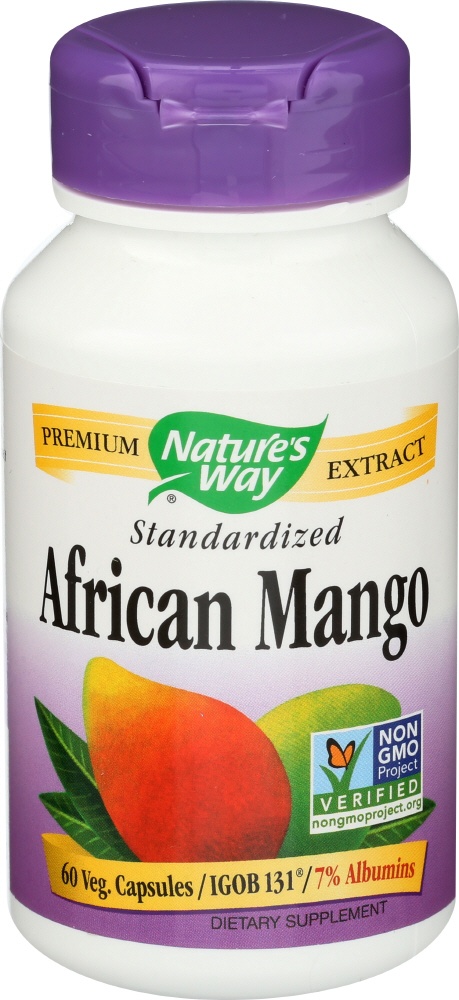 slide 1 of 1, Nature's Way African Mango Standardized Vcaps, 60 ct