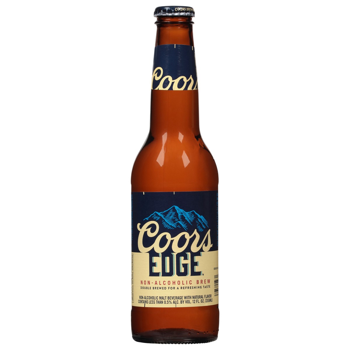 slide 6 of 12, Coors Edge Non-Alcoholic Brew Beer 12 fl oz, 12 fl oz