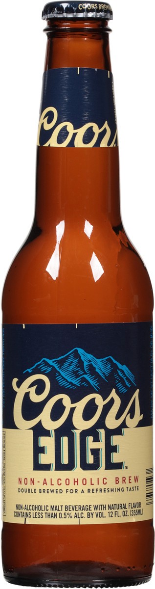 slide 12 of 12, Coors Edge Non-Alcoholic Brew Beer 12 fl oz, 12 fl oz