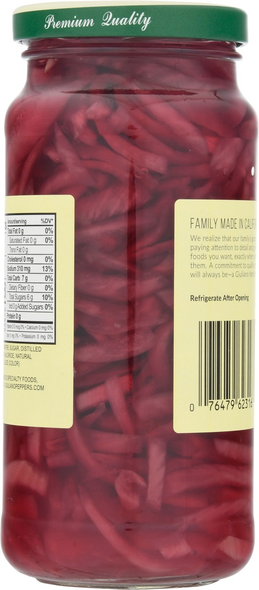 slide 8 of 9, Giulianos Sweet Red Onion Strips, 16 oz