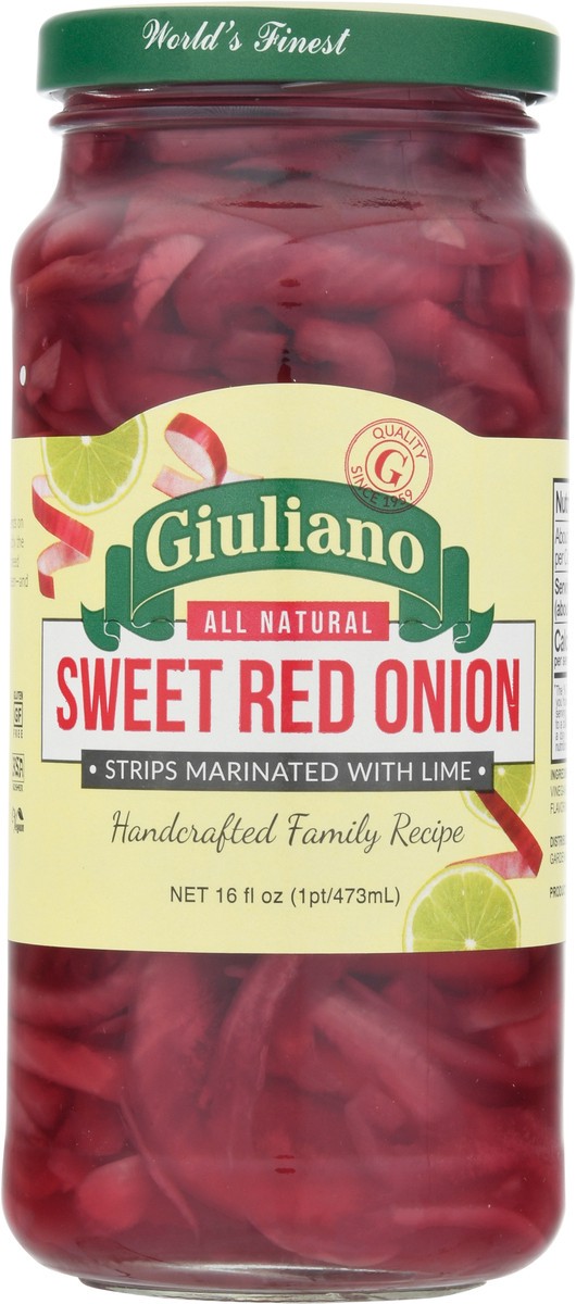 slide 9 of 9, Giulianos Sweet Red Onion Strips, 16 oz