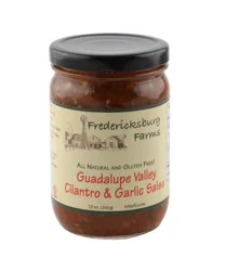 Fredericksburg Farms Guadalupe Valley Cilantro & Garlic Salsa