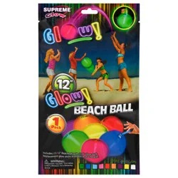 Supreme Glow Glow! Beach Ball 12 Inch 1 ea