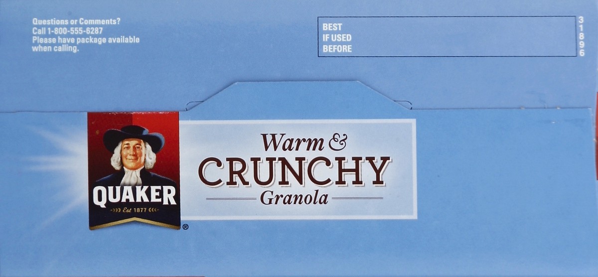 slide 2 of 4, Quaker Warm & Crunchy Cranberry Almond Granola, 1.76 oz