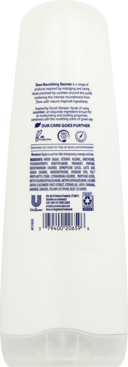 slide 6 of 9, Dove Nourishing Secrets Conditioner Cool Moisture, 12 oz, 12 oz