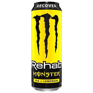 slide 1 of 1, Monster Rehab Tea+ Lemonade, 19.2 fl oz